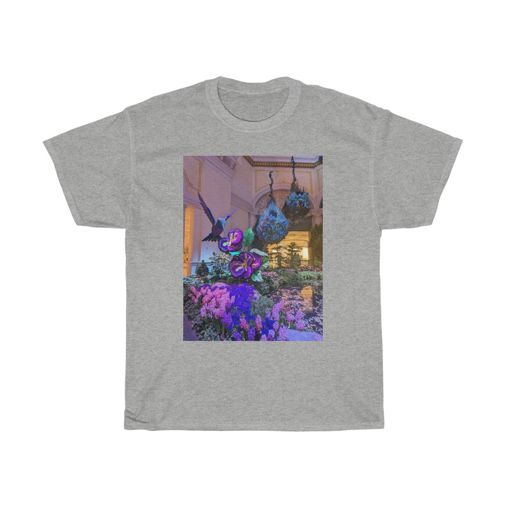 Unisex Heavy Cotton Tee, The Garden at the Bellagio Hotel