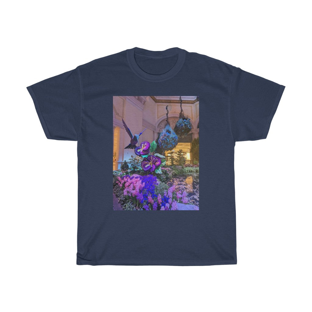 Unisex Heavy Cotton Tee, The Garden at the Bellagio Hotel