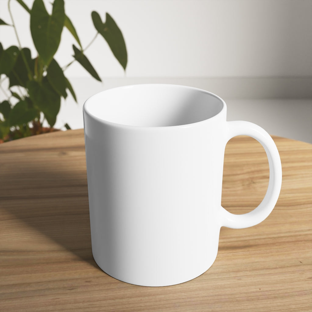 Jackson Bridge White Ceramic Mug, 11oz and 15oz