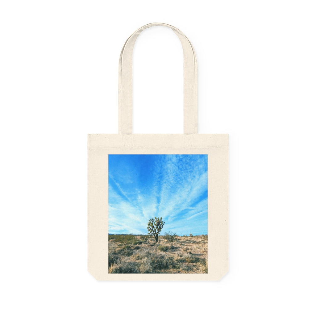 Woven Tote Bag, Joshua Tree at the Wee Thump Joshua Tree Wilderness, Nevada