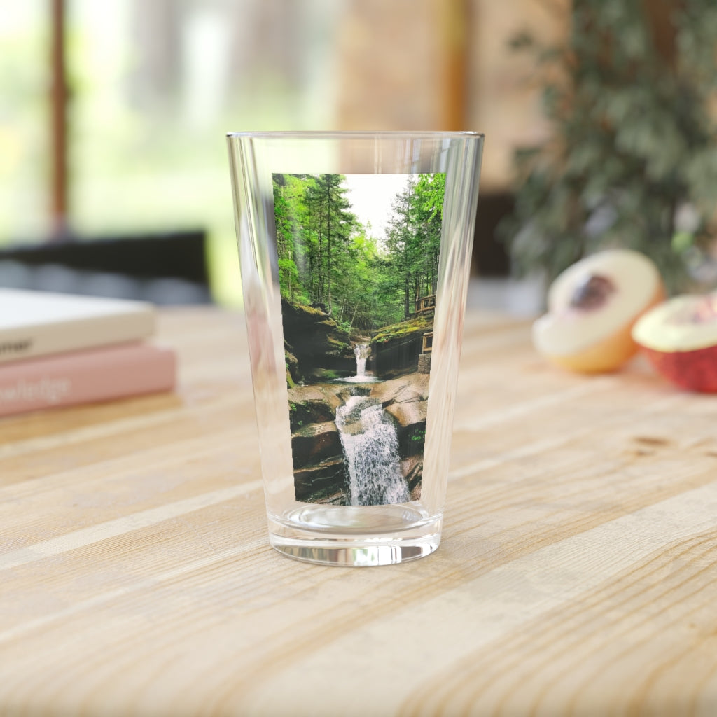 Pint Glass, 16oz Sabbaday Falls