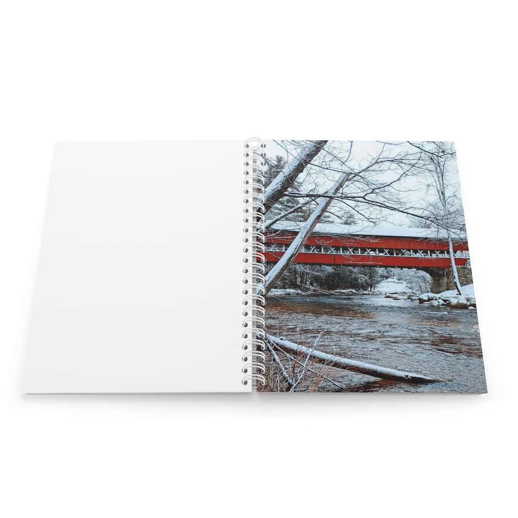 Spiral Notebook Wooden Bridge Conway New Hampshire