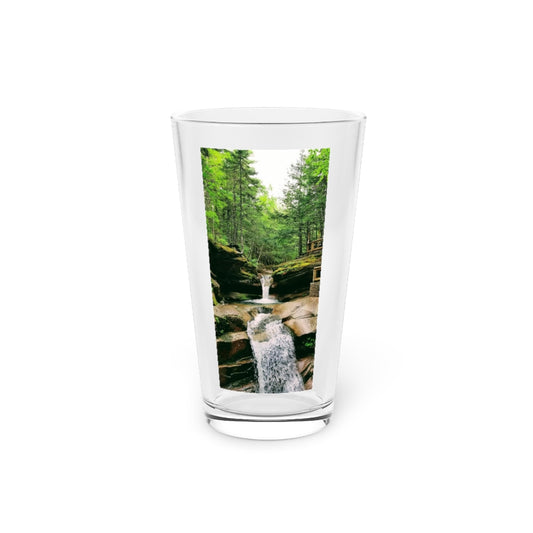 Pint Glass, 16oz Sabbaday Falls