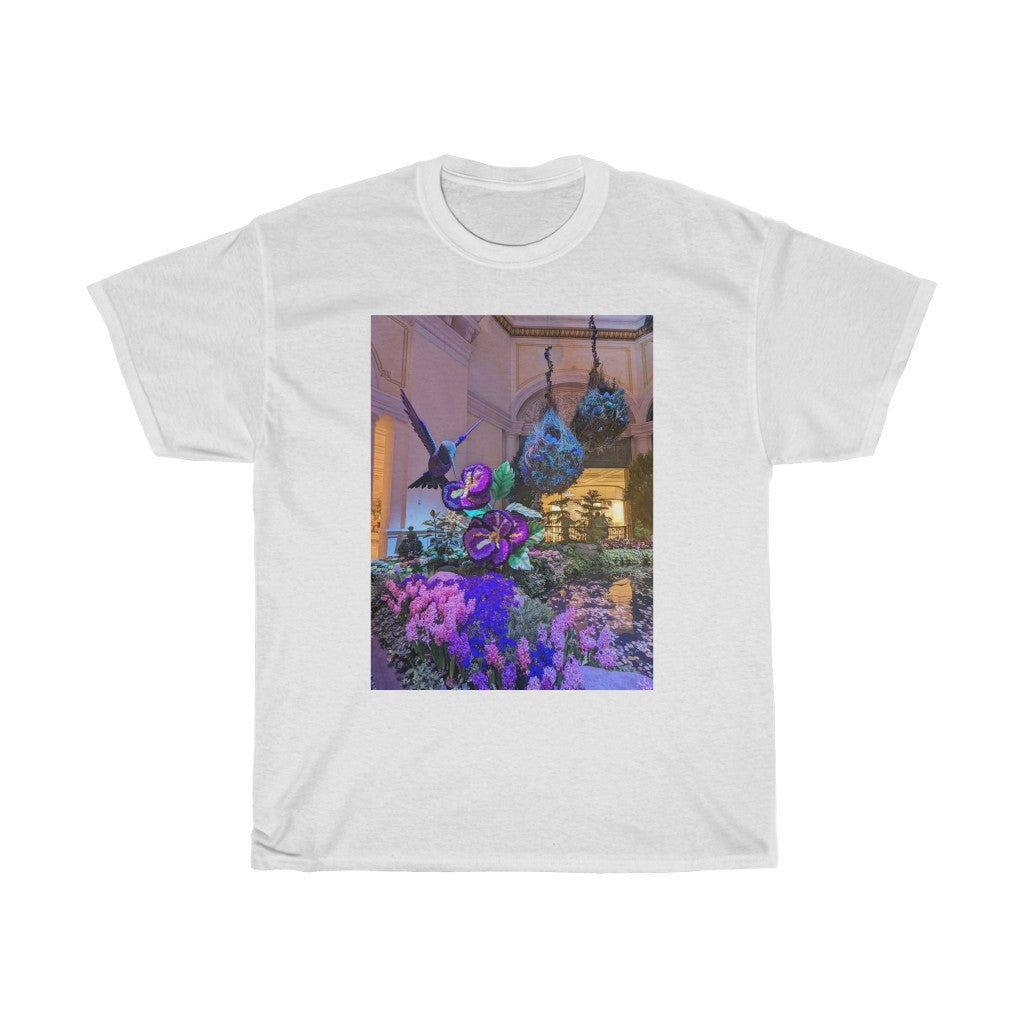 Unisex Heavy Cotton Tee, The Garden at the Bellagio Hotel